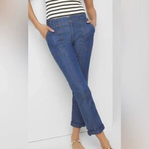 White House Black Market Mid-Rise Pret-a-Pedi  Crop Pants Women’s Size 8